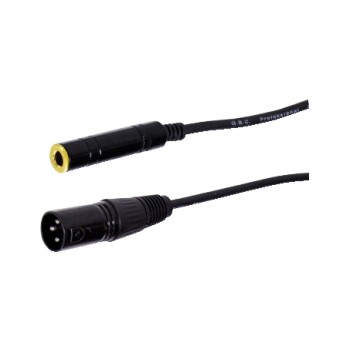 GBC 14.1702.56 - Professional Microphone Cable 6.3mm Female to XLR Male 6m Cables Onetrade